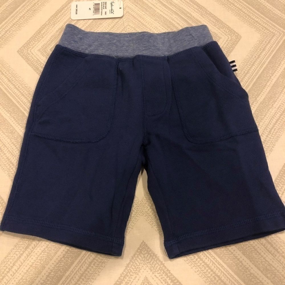 Splendid Royal Blue Two Tone Boys Sweat Shorts